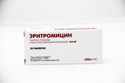 эритромицин при аднексите