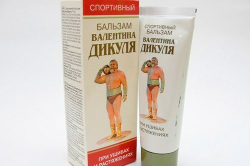 Спортивный бальзам Дикуля применяется при растяжениях