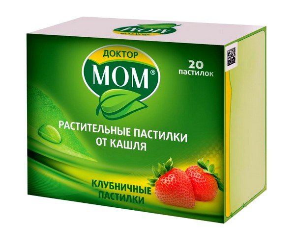 Препарат Доктор МОМ помогает при болезнях, которые вызывают сухой кашель
